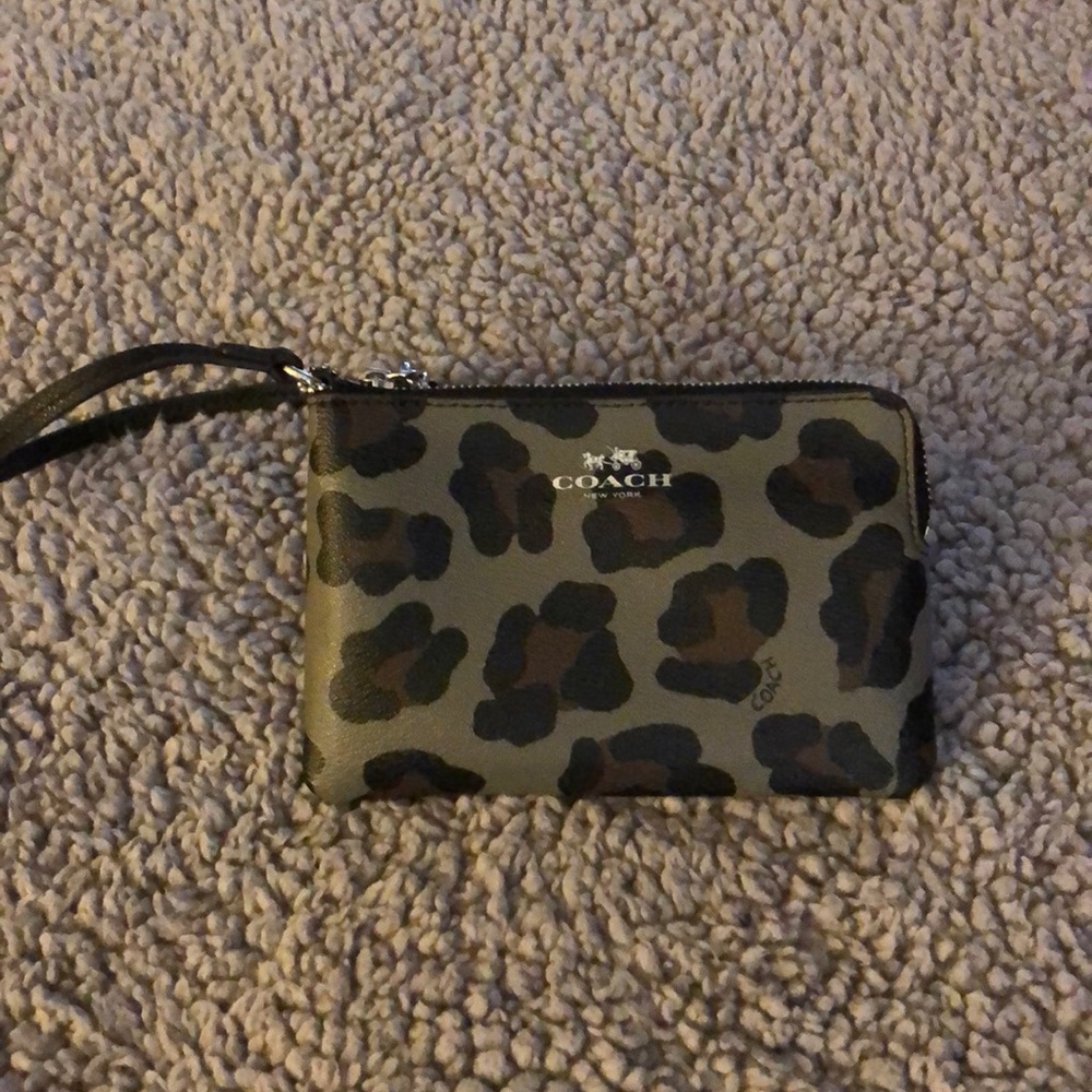 Authentic Coach Wristlet used